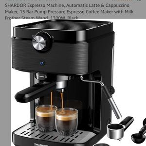 Like new expresso and milk frothier machine